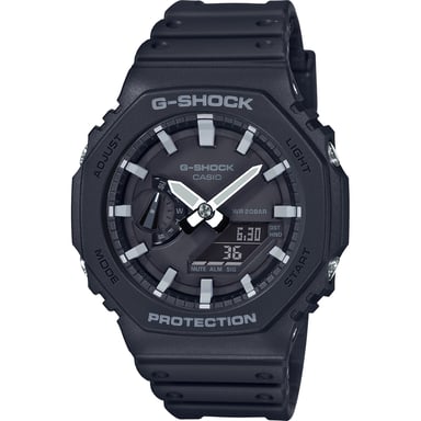 Casio G-Shock Herren Schwarz Uhr GA-2100-1AER