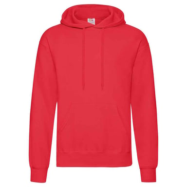 Fruit of the Loom - "Classic" Kapuzenpullover für Herren/Damen Unisex (Rot)