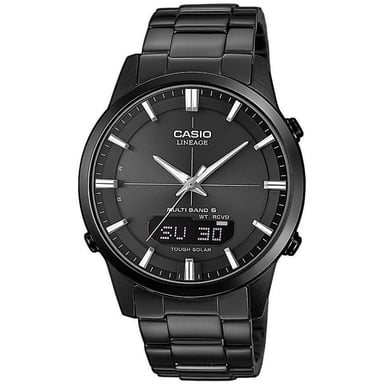 Casio Funkuhren Herren Schwarz LCW-M170DB-1AER