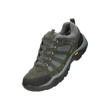 Mountain Warehouse Mens Field Extreme Wildleder wasserdichte Wanderschuhe (grau)