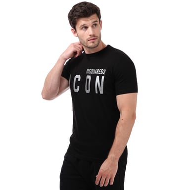 T-shirt Icon DSquared2 Pour Homme en Noir