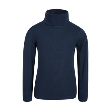Mountain Warehouse Childrens/Kids Talus Rollkragen Langarm Top (Navy)