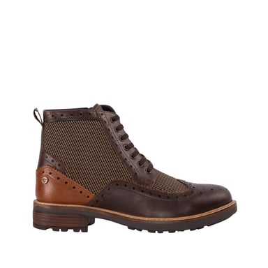 MENS SHERWOOD BROWN TWILL BOOT