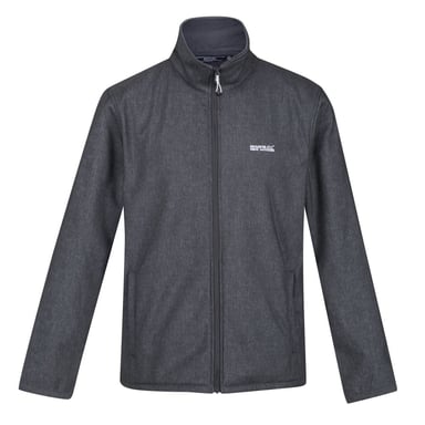 Regatta Mens Cera V Wind Resistant Soft Shell Jacke (Grey Marl Marl)