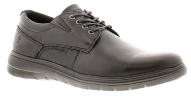 Hush Puppies Triton Schwarze Herren-Schnürschuhe Aus Leder