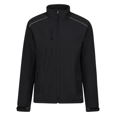 Regatta Sandstorm Herren Arbeitsjacke / Softshell-Jacke (Schwarz/Schwarz)