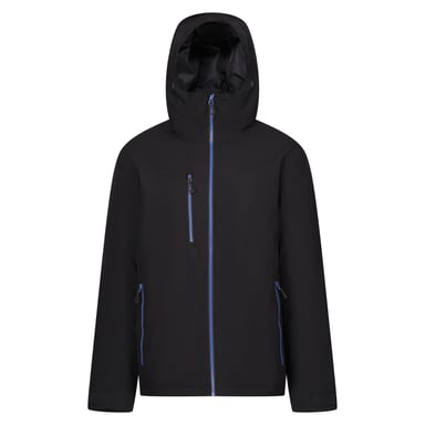 Regatta - "Navigate" Jacke, wasserfest für Herren (Schwarz/Königsblau)