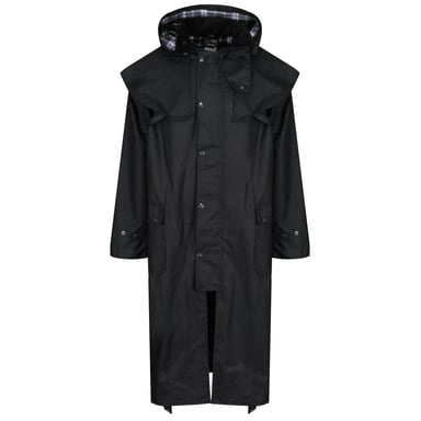 Regatta Mens Cranbrook Waterproof Wax Jacket (Schwarz)