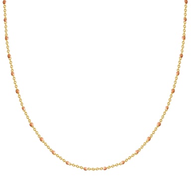 Necklace sterling silver yellow gold enamel orange Glanzstücke München