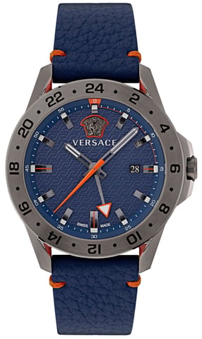 Versace Sport Tech Herren Blau Uhr VE2W00222