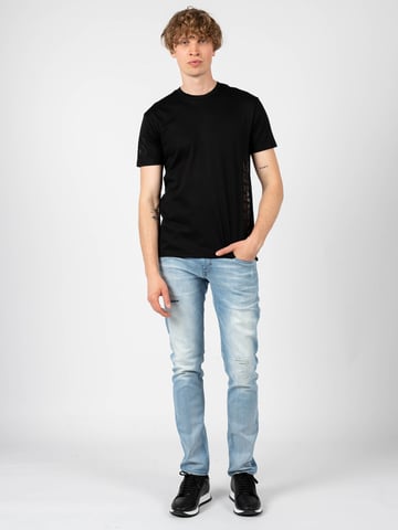 Les Hommes T-shirt Herren Schwarz
