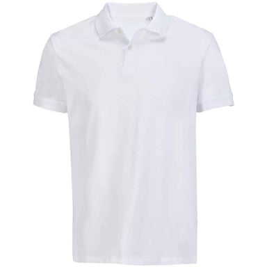 SOLS - "Pacific" Poloshirt Doppelnähte für Herren/Damen Unisex (Weiß)