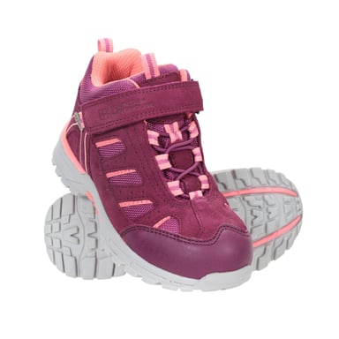 Mountain Warehouse Kinder/Kinder Drift Wasserdichte Wanderschuhe (Berry)