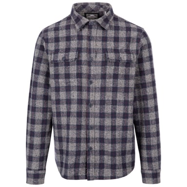 Trespass Mens Portlaw Kariertes Hemd (Grau/Blau)