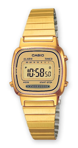 Casio Casio Kollektion Damen Gold Uhr LA670WEGA-9EF