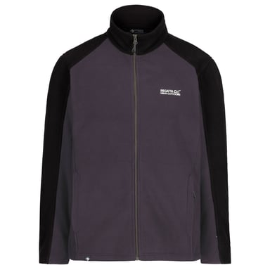 Regatta Great Outdoors Herren Hedman II Fleece-Jacke, zweifarbig (Eisengrau/Schwarz)