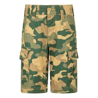 Mountain Warehouse Childrens/Kids Camo Cargo Shorts (Hellbeige/Grün)