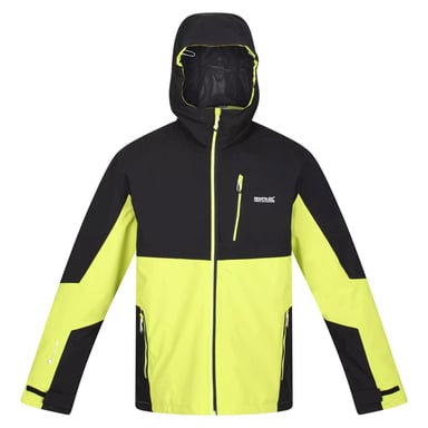Regatta Herren Wentwood VII 3 in 1 Wasserdichte Jacke (Schwarz/Kiwi)