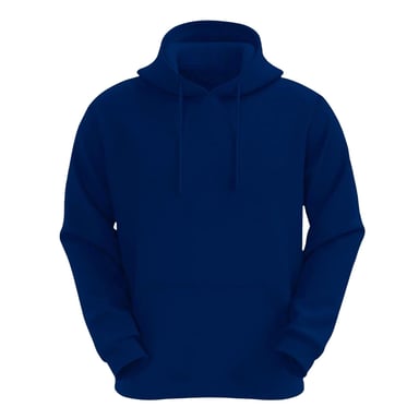 VR2 Denim Mens Plain Hoodie Long Sleeve Pullover