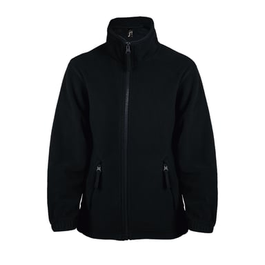 SOLS Childrens/Kids North Zip-Up Fleece Jacke (Schwarz)