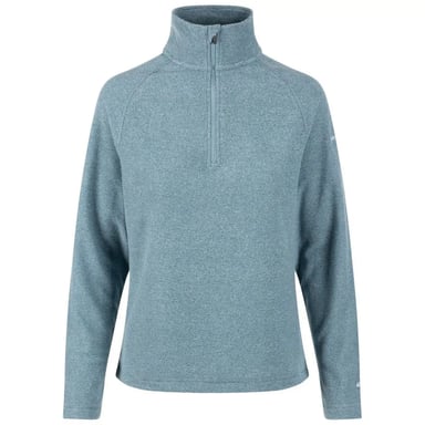 Trespass Damen Fleece-Top Meadows mit Reißverschluss bis zur Brust (Blaugrau)