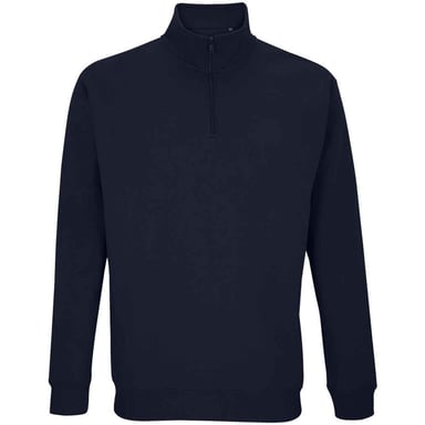 SOLS - "Conrad" Sweatshirt mit kurzem Reißverschluss für Herren/Damen Unisex (Dunkelblau)
