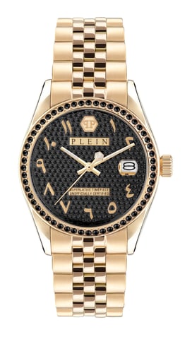 Philipp Plein Date Superlative Gold Damen Armbanduhr PWYAA0923