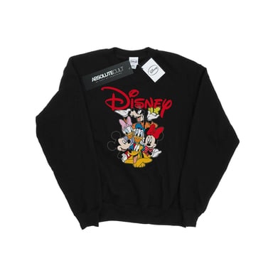 Disney - "Mickey Mouse Crew" Sweatshirt für Herren (Schwarz)
