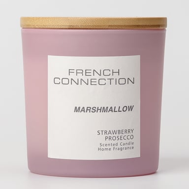 French Connection Pastel Range Strawberry Prosecco Candle 331g
