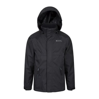 Mountain Warehouse Childrens/Kids Bracken Extreme 3 In 1 Wasserdichte Jacke (Schwarz)