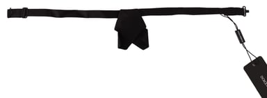 Classic  Silk Bow Tie with Adjustable Neck Strap