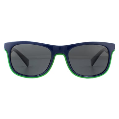Polaroid Enfants Lunettes De Soleil PLD 8041/S RNB M9 Bleu Vert Gris Polarisé