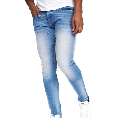 Crosshatch - "Barbeck" Jeans für Herren (Helle Waschung)
