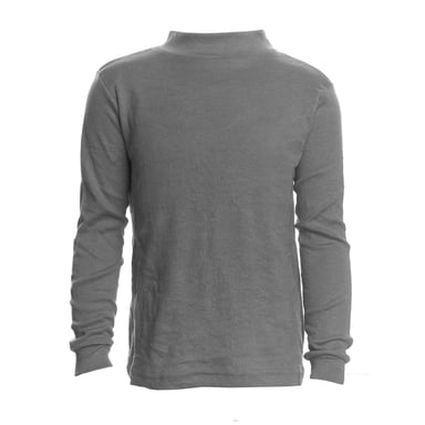 Langärmliges T-Shirt mit halbem Ausschnitt LPG700, Unisex, für Mädchen und Jungen