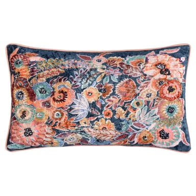 Wylder Tropics Aquess Floral Samt Kissenbezug