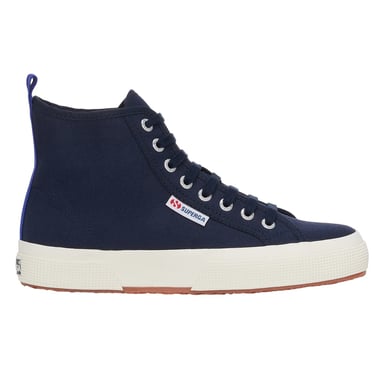 Superga - Herren/Damen Unisex High Tops "2750", Baumwolle (Marineblau/Spektrum Blau/Avorio)