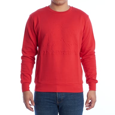 Rundhals-Sweatshirt mit normaler Passform TMF003-FP221 Herren