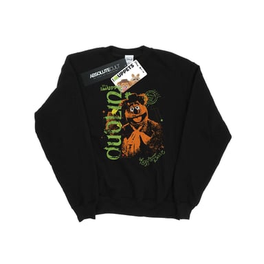 Disney Mens The Muppets Fozzie Bär in Dublin Sweatshirt (schwarz)