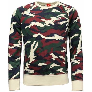 Puma Langarm Crew Neck Camo Herren Pullover 567493 21