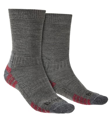Bridgedale - Herren Wandern leichte Merino Socken - Grau / Heather