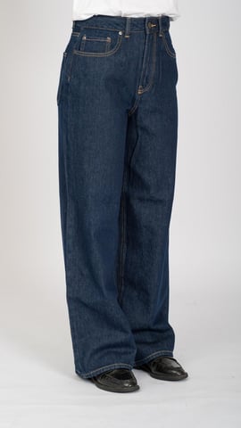 Die Original Performance Wide Jeans - Dunkelblauer Denim