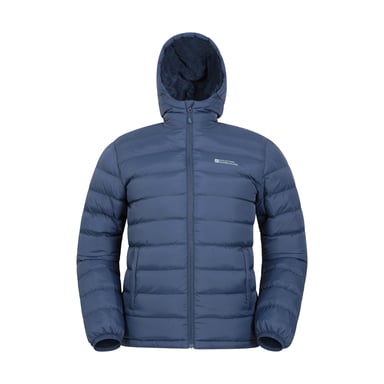 Mountain Warehouse Mens Seasons Kunstfell gefüttert gepolsterte Jacke (Navy)