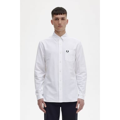 Fred Perry Herren Langarm Oxford Hemd