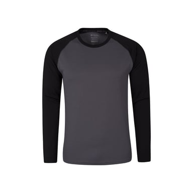 Mountain Warehouse Herren Endurance Langarm T-Shirt (Schwarz)