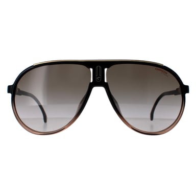 Carrera Aviator Herren Schwarz Braun Schatten Braun Gradient Champion 65/N