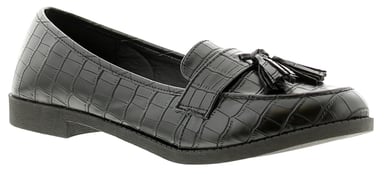 Apache Girls School Shoes - Black