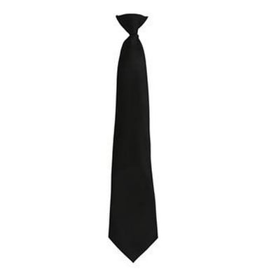 Premier Mens Fashion "Colours" Arbeit Clip auf Krawatte (schwarz)