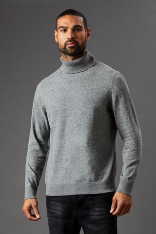 Cotton Rich Roll Neck Jumper