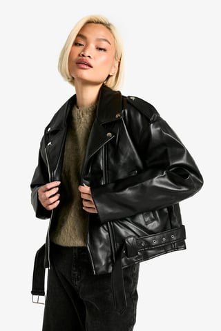 Fur Lined Biker Jacket