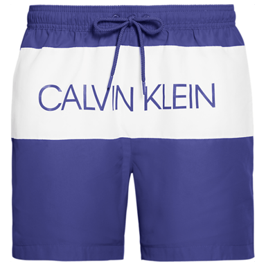 Calvin Klein Herren Badeanzug mit Kordelzug und vollständiger Tape-Verarbeitung